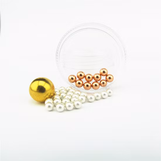 Sfera in acciaio placcato zinco/argento/stagno/oro/cromo/rame/ottone